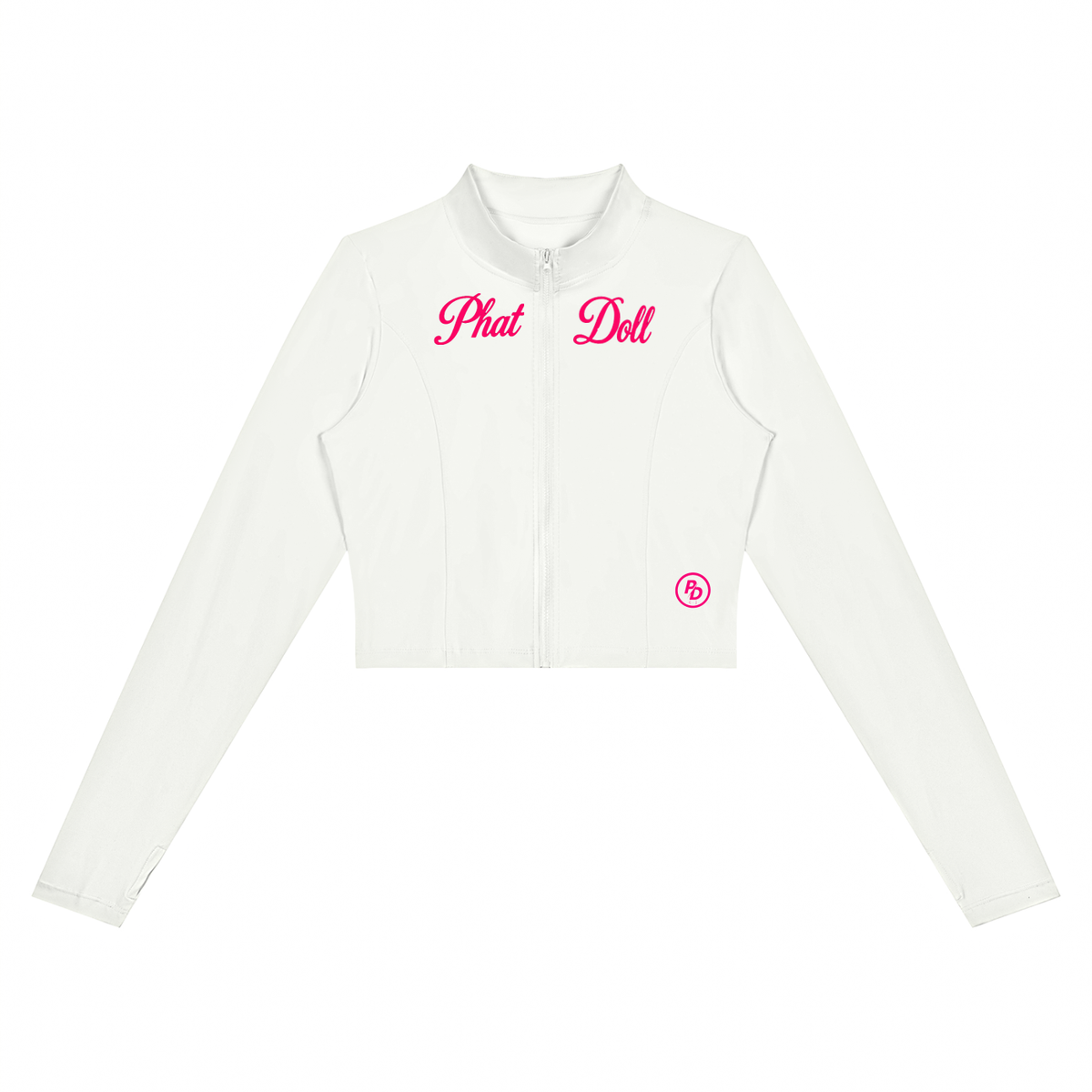 Phat doll crop yoga jacket