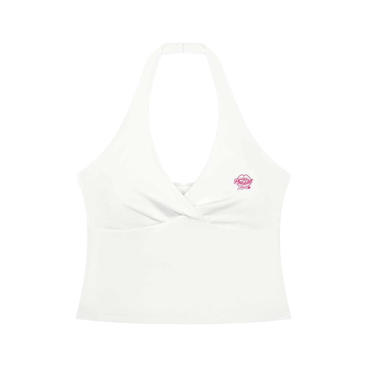 Phat doll house Ruched Halter Yoga Tank Top