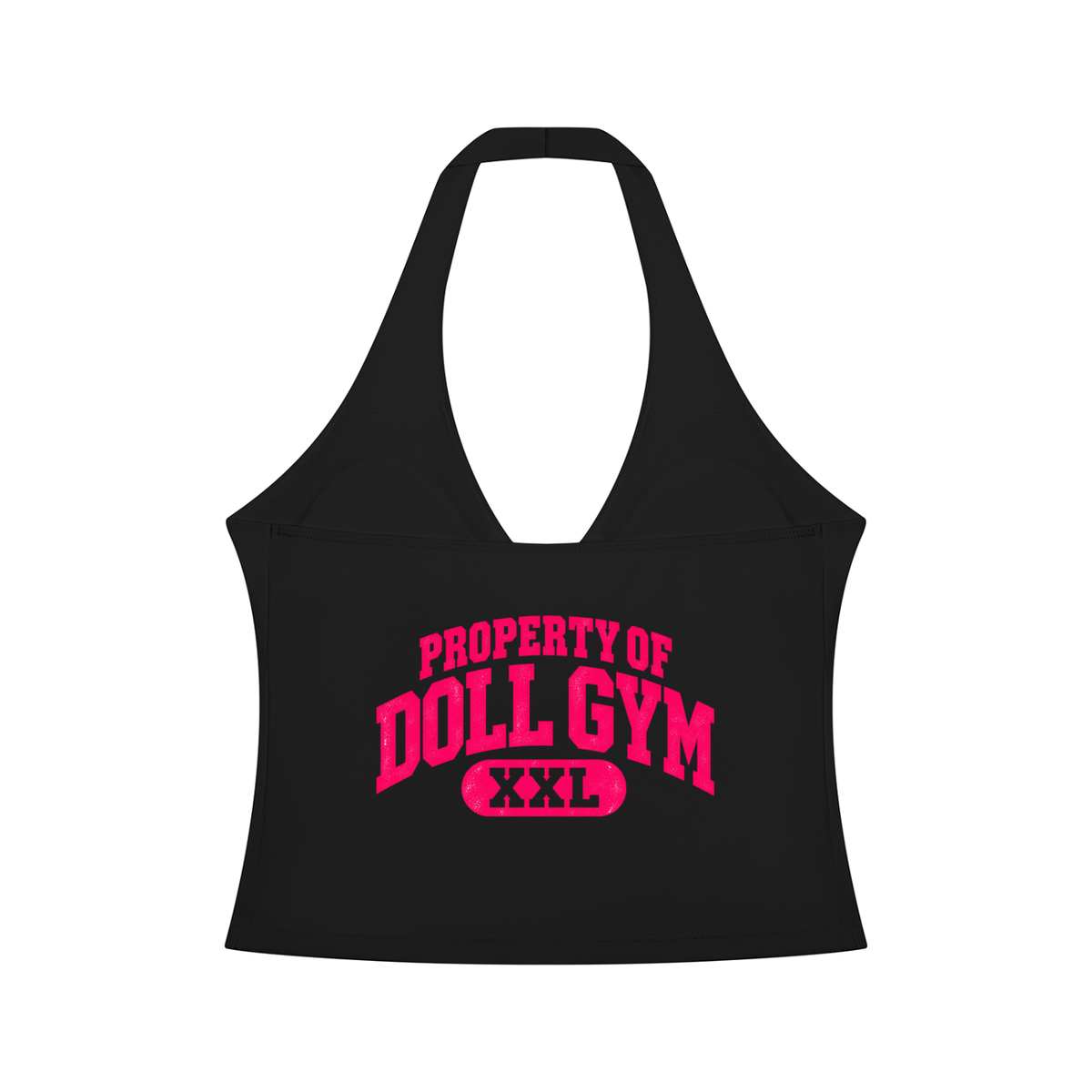 Phat doll house Ruched Halter Yoga Tank Top