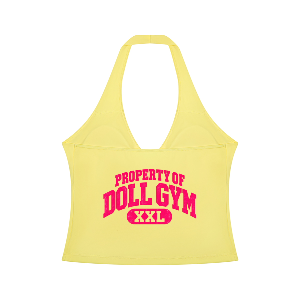 Phat doll  Ruched Halter Yoga Tank Top