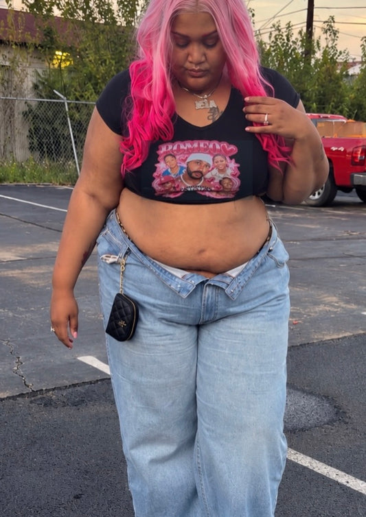 PHAT DOLL x ROMEO  Oversized Cotton T-Shirt