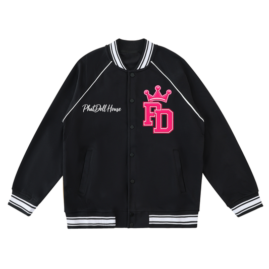 Phat doll jr  Trim Raglan Varsity Jacket