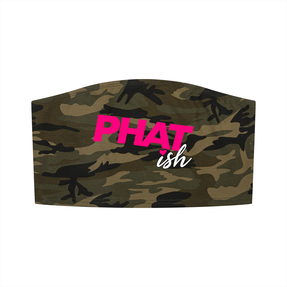 Jr doll  Camo Cropped Tube Top
