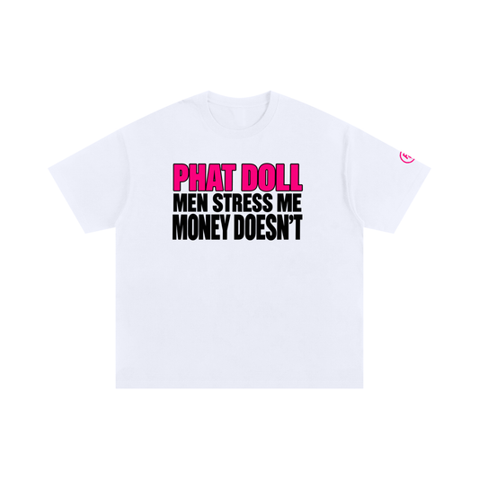 Phat Doll men stress me  Unisex Oversized Cotton T-Shirt