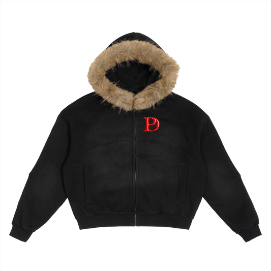 Phat doll men  Fur Hoodie