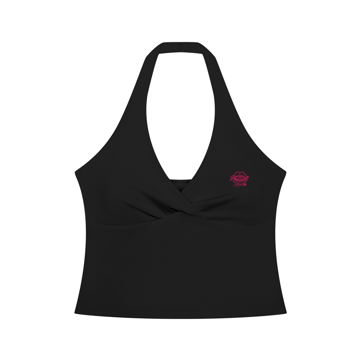 Phat doll  Ruched Halter Yoga Tank Top