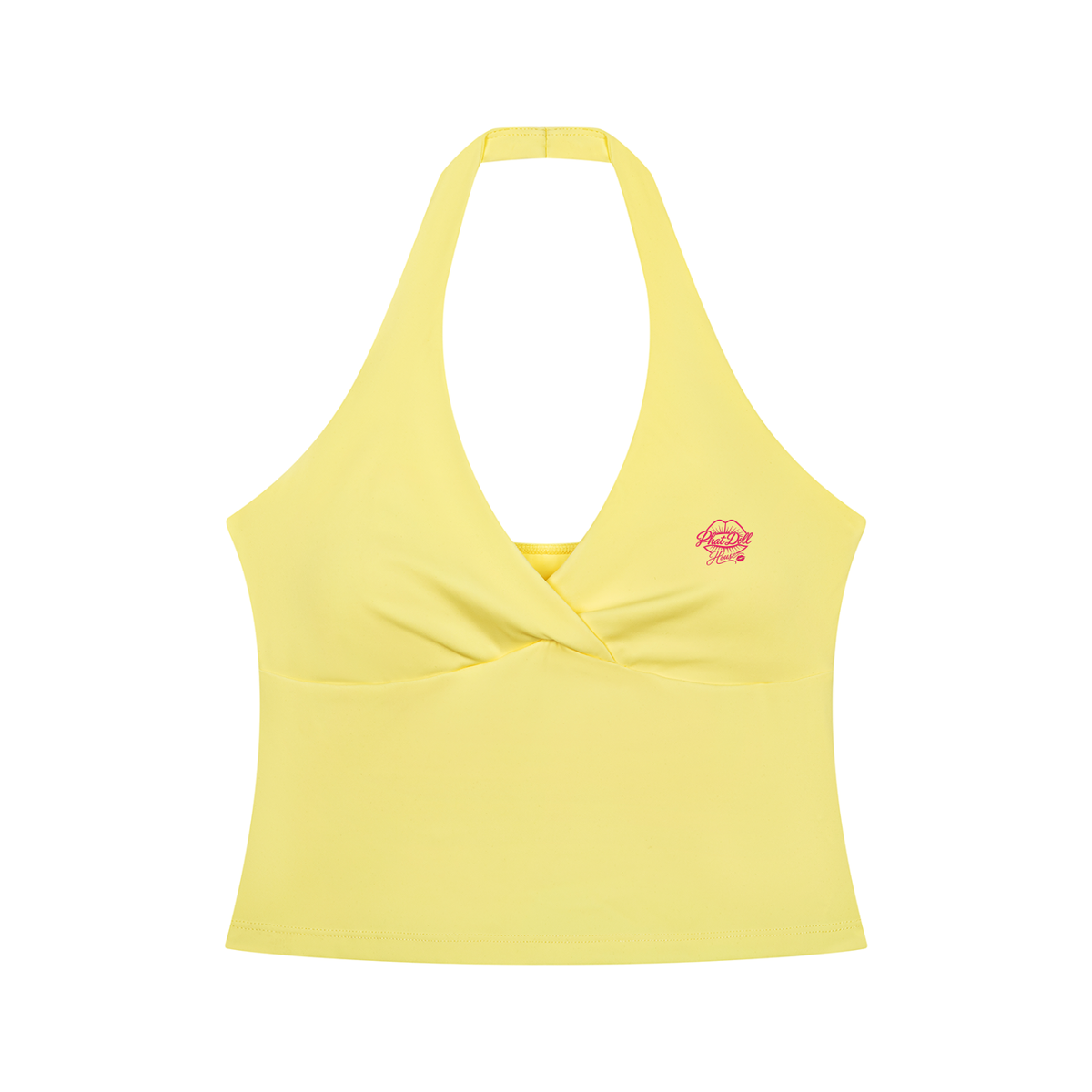 Phat doll  Ruched Halter Yoga Tank Top