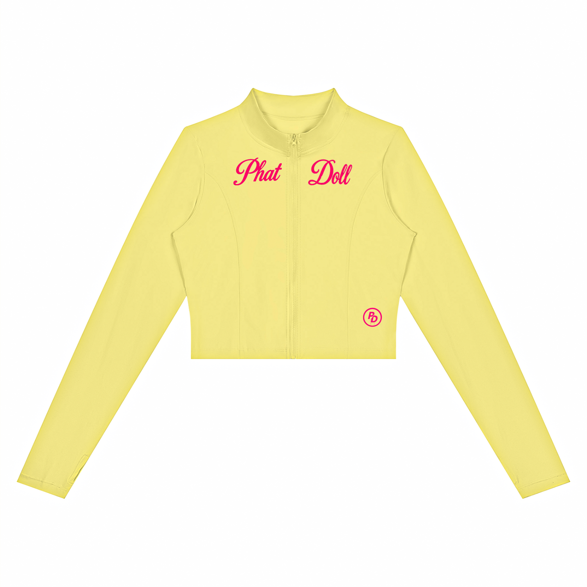 Phat doll crop yoga jacket