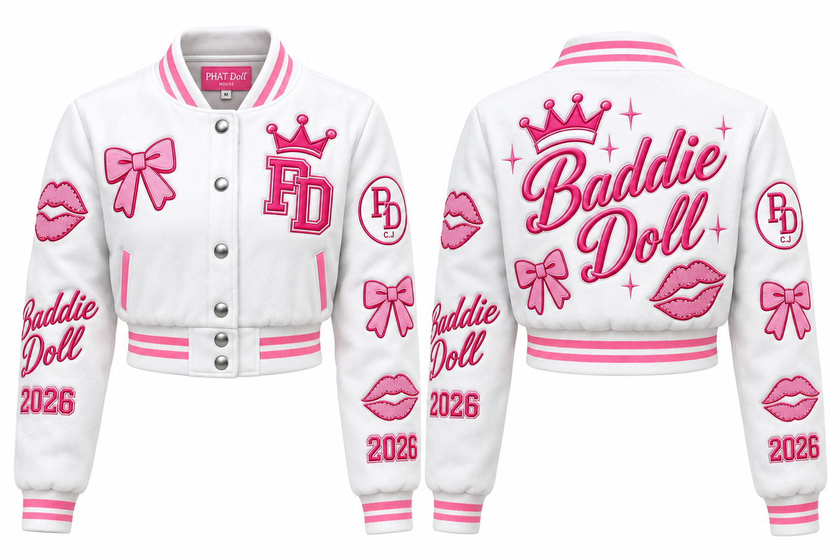 2026 Phat Doll Baddie Doll Varsity Jacket