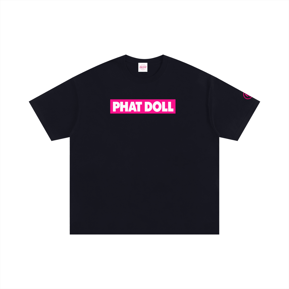 Phat Doll box logo Oversized Cotton T-Shirt