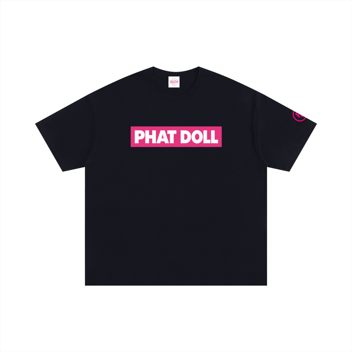Phat doll box logo WITH GRAPIC Unisex Oversized  T-Shirt