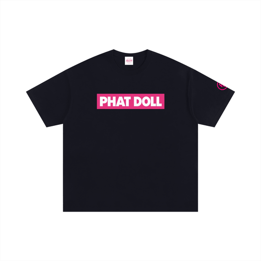 Phat doll box logo WITH GRAPIC Unisex Oversized  T-Shirt