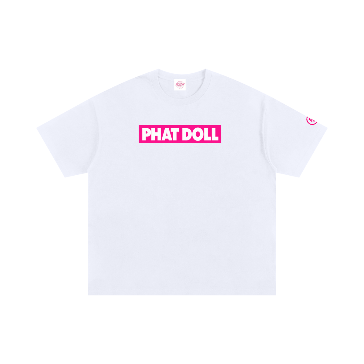 Phat Doll box logo Oversized Cotton T-Shirt