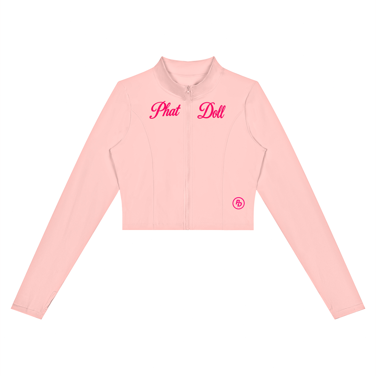Phat doll crop yoga jacket
