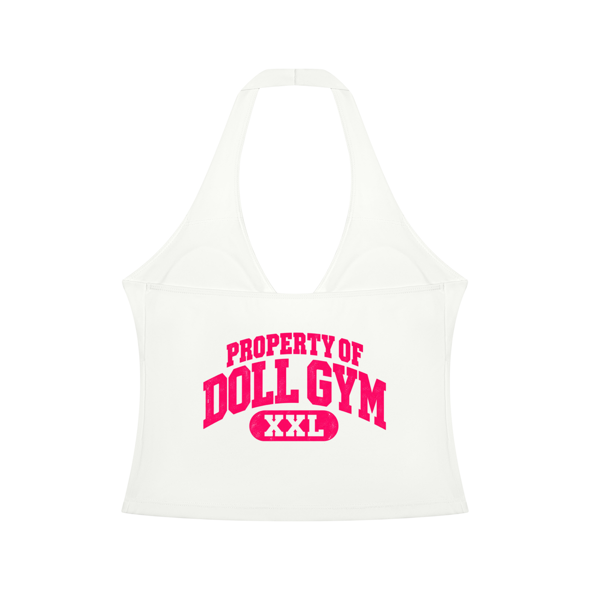 Phat doll house Ruched Halter Yoga Tank Top