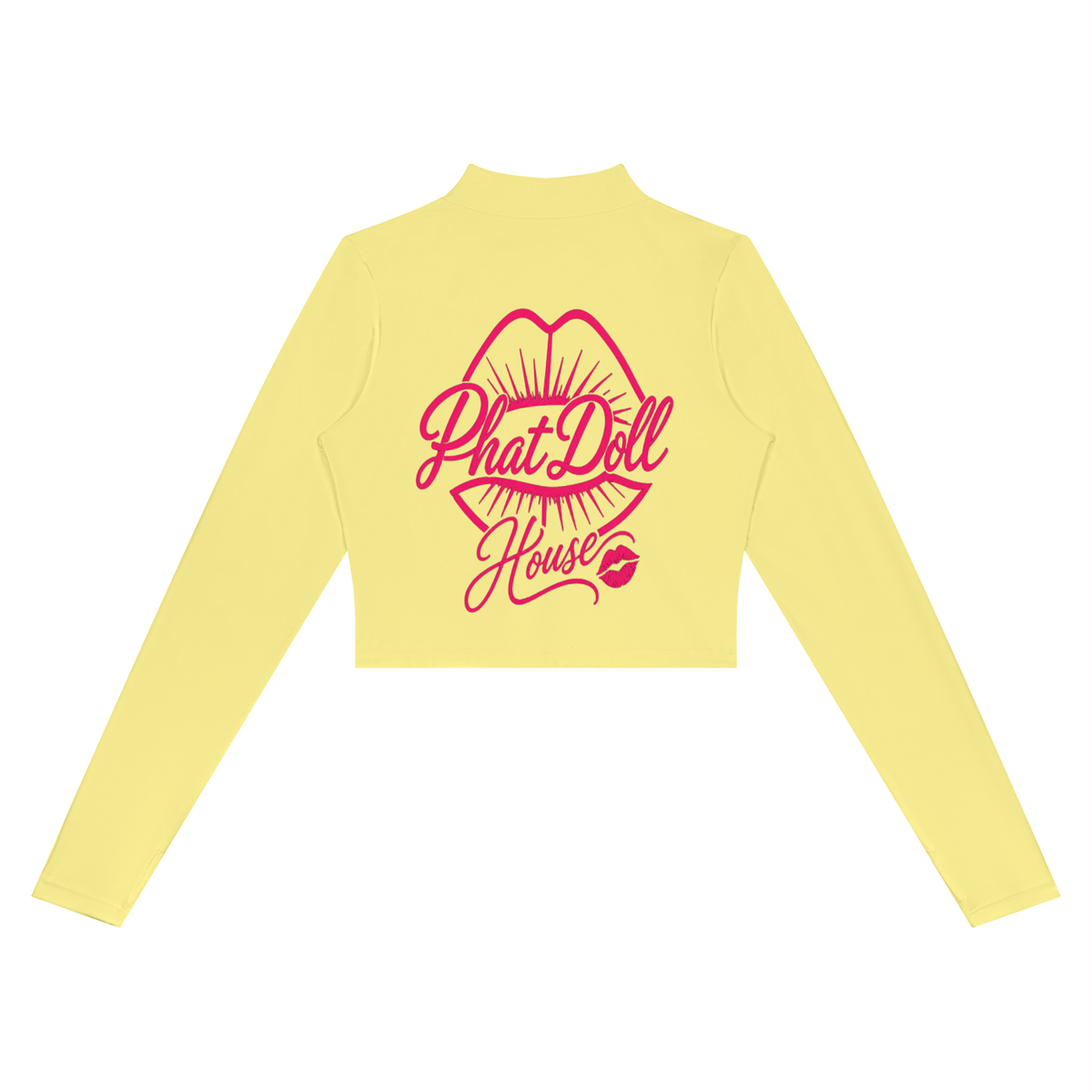 Phat doll crop yoga jacket