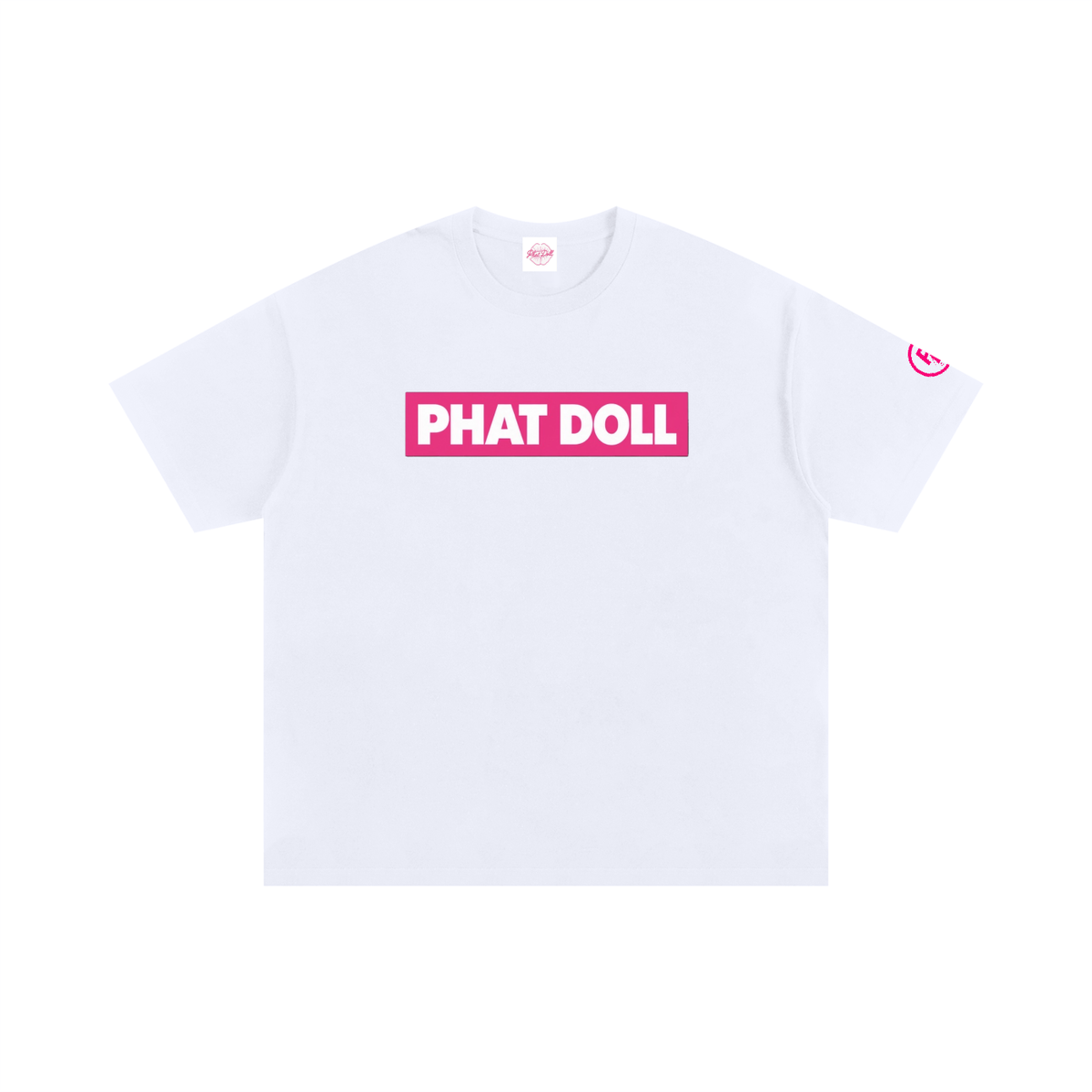 Phat doll box logo WITH GRAPIC Unisex Oversized  T-Shirt